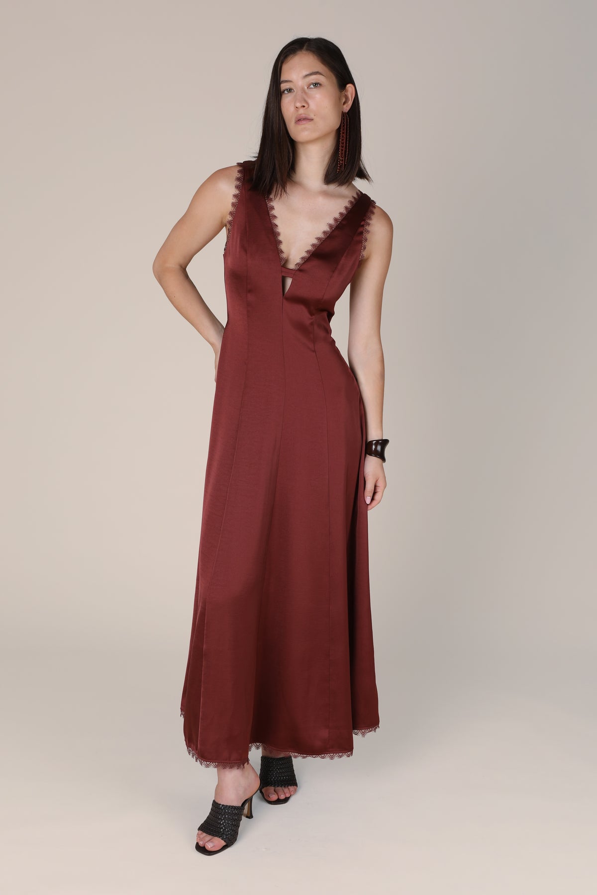 Isidora Lace Trim Dress
