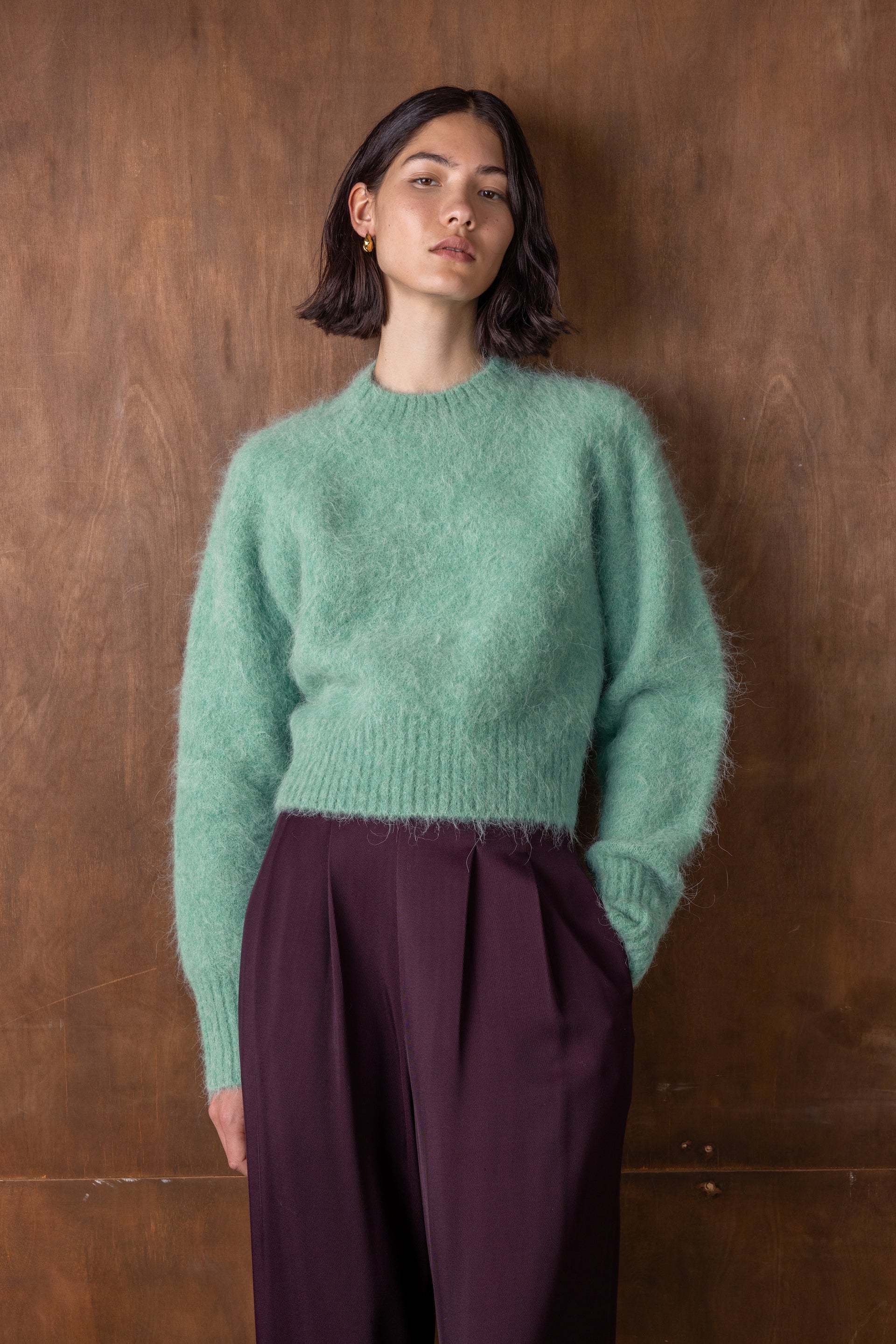 Gael Alpaca Textured Jumper