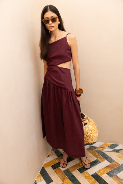 loren cut out midi dress Loren Dress by Katie May