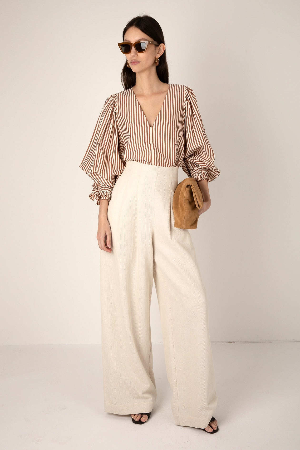 Nellie High Waisted Palazzo Trouser